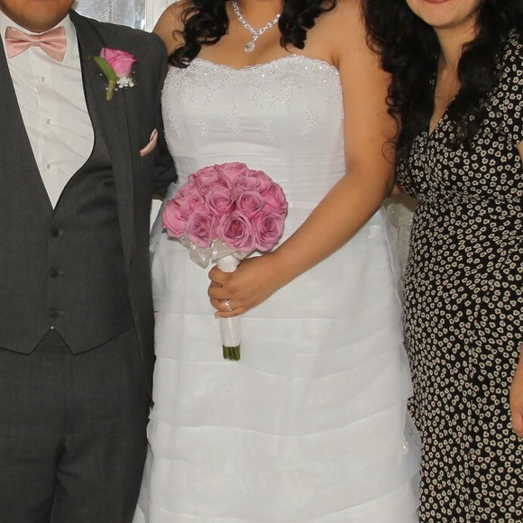 David’s Bridal Sweetheart A-line Wedding Dress - Picture 5 of 5